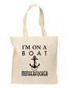 I'm on a Boat Motherfucker Grocery Tote Bag-Grocery Tote-TooLoud-Natural-Medium-Davson Sales