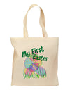 My First Easter Gel Look Print Grocery Tote Bag-Grocery Tote-TooLoud-Natural-Medium-Davson Sales