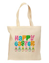 Happy Easter - Tulips Grocery Tote Bag by TooLoud-Grocery Tote-TooLoud-Natural-Medium-Davson Sales