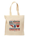 Gun Shootin' Conservative Grocery Tote Bag-Grocery Tote-TooLoud-Natural-Medium-Davson Sales