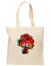 Tattoo Heart Mom Grocery Tote Bag-Grocery Tote-TooLoud-Natural-Medium-Davson Sales