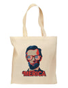 Lincoln Merica Grocery Tote Bag - Natural-Grocery Tote-TooLoud-Natural-Medium-Davson Sales