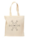 Cute Snowflake Christmas Grocery Tote Bag-Grocery Tote-TooLoud-Natural-Medium-Davson Sales