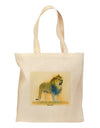 Lion Watercolor 1 Grocery Tote Bag-Grocery Tote-TooLoud-Natural-Medium-Davson Sales