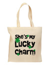 She's My Lucky Charm - Matching Couples Design Grocery Tote Bag by TooLoud-Grocery Tote-TooLoud-Natural-Medium-Davson Sales