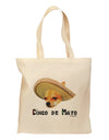 Chihuahua Dog with Sombrero - Cinco de Mayo Grocery Tote Bag by TooLoud-Grocery Tote-TooLoud-Natural-Medium-Davson Sales