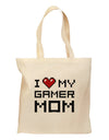 I Heart My Gamer Mom Grocery Tote Bag by TooLoud-Grocery Tote-TooLoud-Natural-Medium-Davson Sales