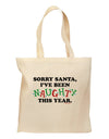 I've Been Naughty This Year Grocery Tote Bag-Grocery Tote-TooLoud-Natural-Medium-Davson Sales