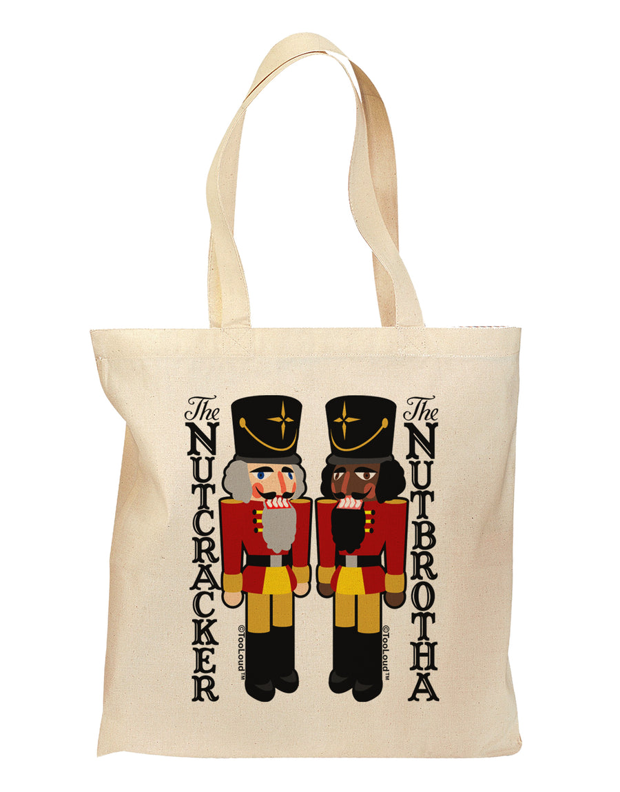 The Nutcracker and Nutbrotha Grocery Tote Bag by TooLoud-TooLoud-Natural-Davson Sales