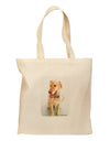 Golden Retriever Watercolor Grocery Tote Bag-Grocery Tote-TooLoud-Natural-Medium-Davson Sales