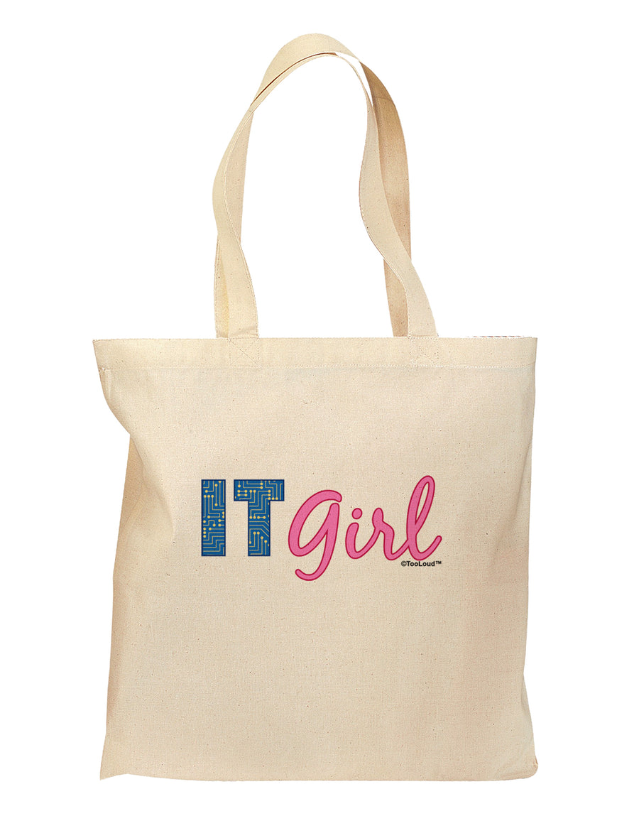 IT Girl Grocery Tote Bag by TooLoud-Grocery Tote-TooLoud-Natural-Medium-Davson Sales