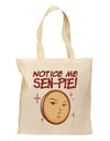 Notice Me Sen-pie Grocery Tote Bag-Grocery Tote-TooLoud-Natural-Medium-Davson Sales