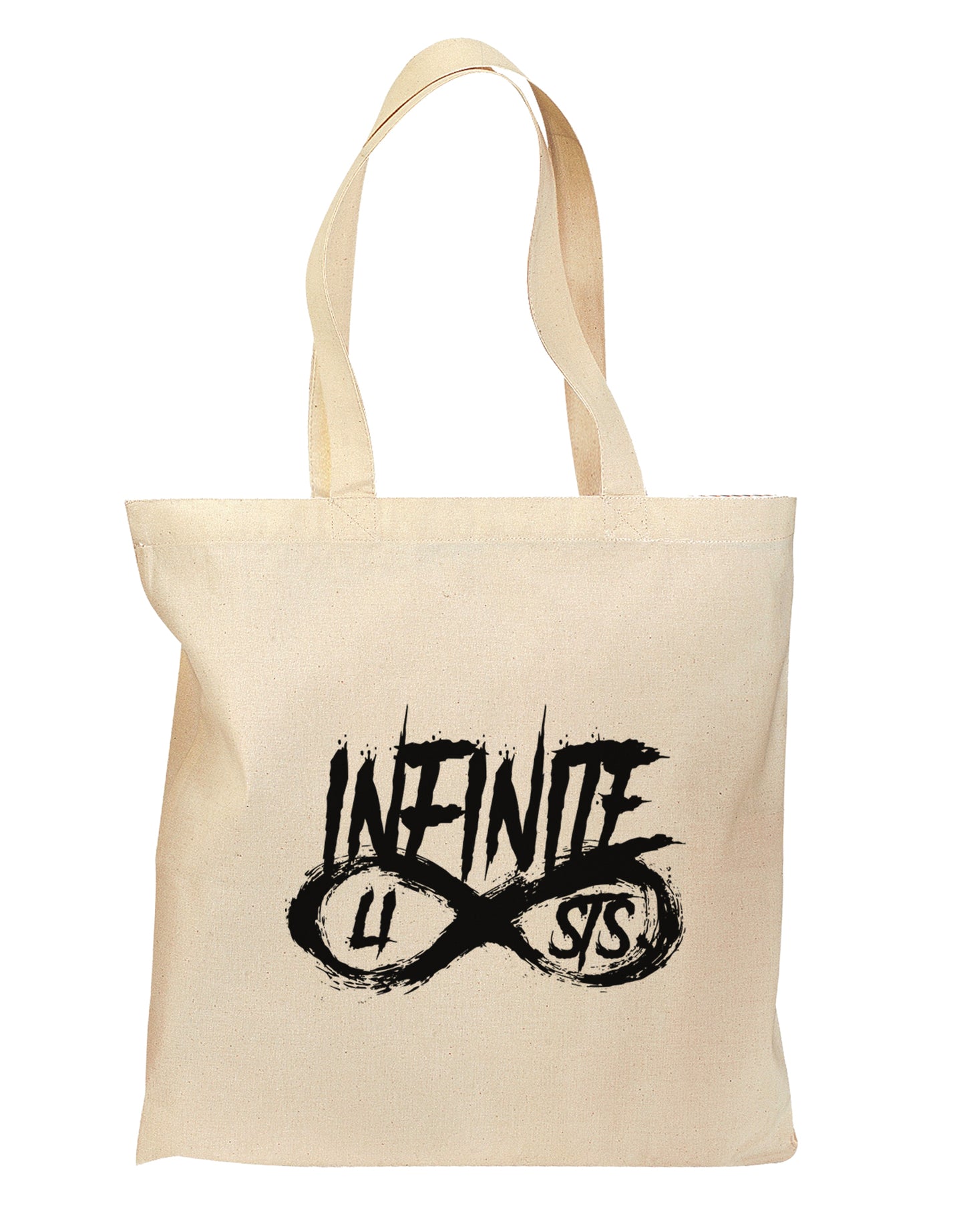 Infinite Lists Grocery Tote Bag - Natural by TooLoud-TooLoud-Natural-medium-Davson Sales