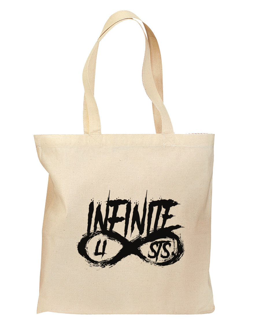 Infinite Lists Grocery Tote Bag - Natural by TooLoud-TooLoud-Natural-medium-Davson Sales