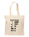 Rock Band Pictograph Grocery Tote Bag-Grocery Tote-TooLoud-Natural-Medium-Davson Sales