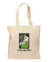 Colorado White River Text Grocery Tote Bag-Grocery Tote-TooLoud-Natural-Medium-Davson Sales