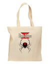 Black Widow Spider Design - Logo Grocery Tote Bag-Grocery Tote-TooLoud-Natural-Medium-Davson Sales