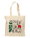 Hecho en Mexico Design - Mexican Flag Grocery Tote Bag by TooLoud-Grocery Tote-TooLoud-Natural-Medium-Davson Sales