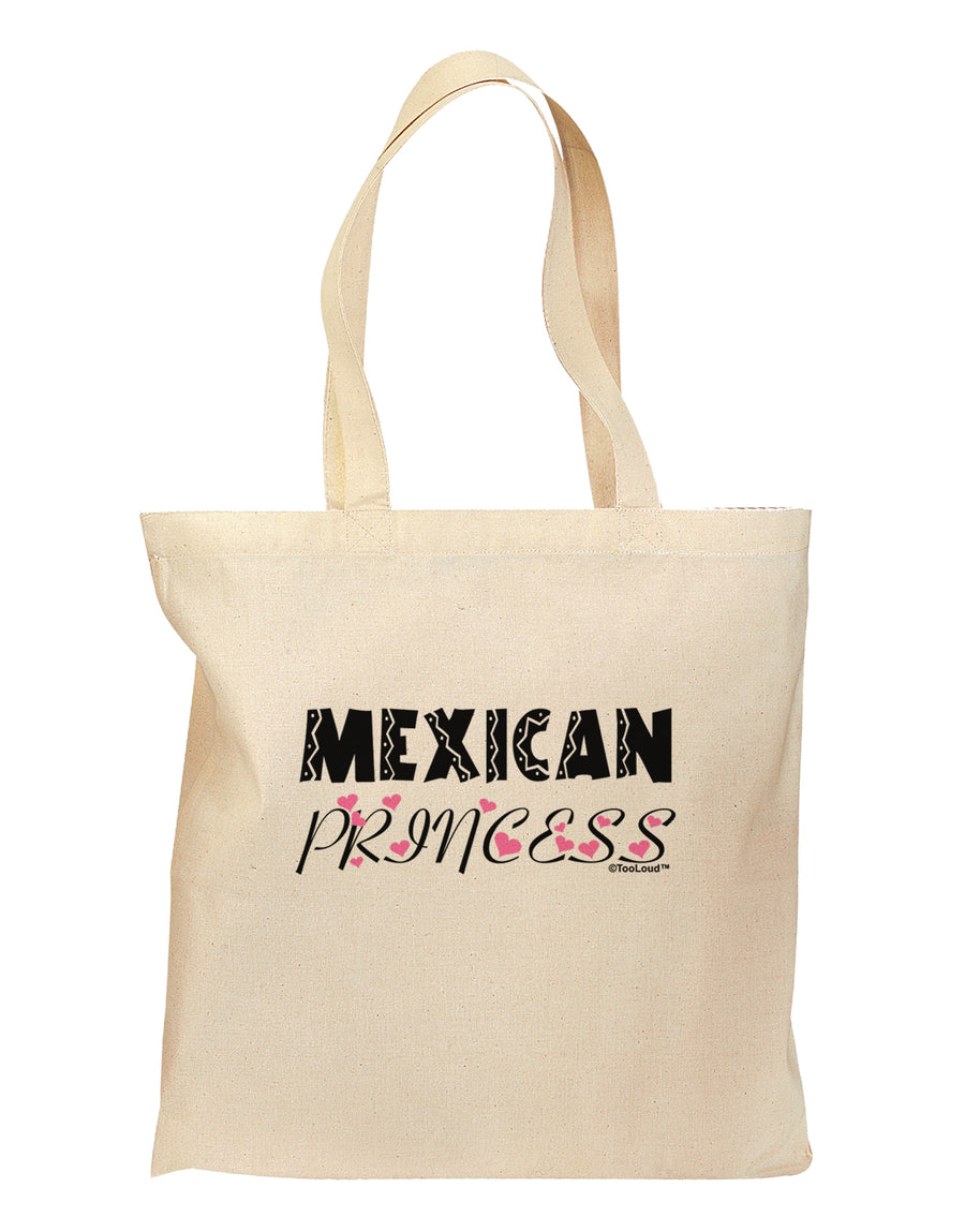 Mexican Princess - Cinco de Mayo Grocery Tote Bag by TooLoud-Grocery Tote-TooLoud-Natural-Medium-Davson Sales