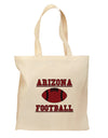 Arizona Football Grocery Tote Bag - Natural by TooLoud-Grocery Tote-TooLoud-Natural-Medium-Davson Sales