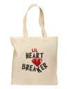 Lil Heart Breaker Grocery Tote Bag-Grocery Tote-TooLoud-Natural-Medium-Davson Sales