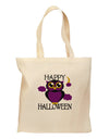 Owl Purple Text Grocery Tote Bag-Grocery Tote-TooLoud-Natural-Medium-Davson Sales