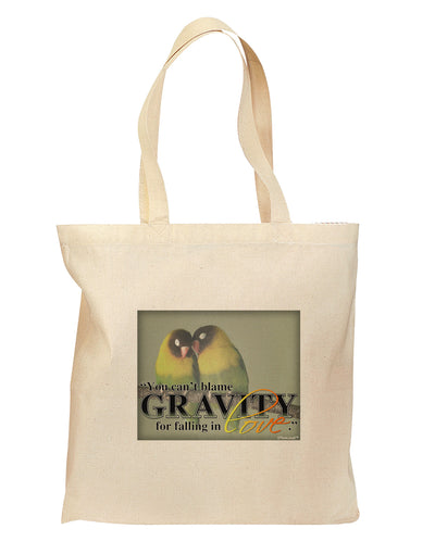 Can't Blame Gravity Grocery Tote Bag - Natural-Grocery Tote-TooLoud-Natural-Medium-Davson Sales