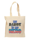 My Daddy is My Hero - Armed Forces - Blue Grocery Tote Bag by TooLoud-Grocery Tote-TooLoud-Natural-Medium-Davson Sales