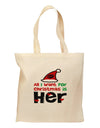 All I Want is Her Matching His & Hers Grocery Tote Bag-Grocery Tote-TooLoud-Natural-Medium-Davson Sales