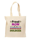 Proud Mom of an American Soldier Grocery Tote Bag-Grocery Tote-TooLoud-Natural-Medium-Davson Sales