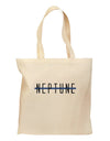 Planet Neptune Text Only Grocery Tote Bag by TooLoud-Grocery Tote-TooLoud-Natural-Medium-Davson Sales