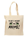 Not A Cartoon Eyes Green Grocery Tote Bag by TooLoud-Grocery Tote-TooLoud-Natural-Medium-Davson Sales