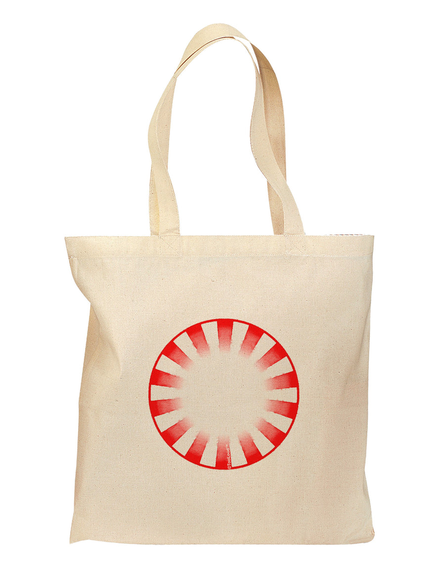 Watercolor Peppermint Grocery Tote Bag-Grocery Tote-TooLoud-Natural-Medium-Davson Sales