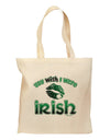 TooLoud You Wish I Were Irish Grocery Tote Bag-Grocery Tote-TooLoud-Natural-Medium-Davson Sales