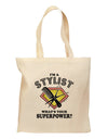 Stylist - Superpower Grocery Tote Bag-Grocery Tote-TooLoud-Natural-Medium-Davson Sales