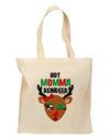 Hot Momma Reindeer Matching Deer Grocery Tote Bag-Grocery Tote-TooLoud-Natural-Medium-Davson Sales