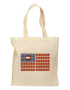 American Bacon Flag Grocery Tote Bag-Grocery Tote-TooLoud-Natural-Medium-Davson Sales