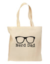 Nerd Dad - Glasses Grocery Tote Bag by TooLoud-Grocery Tote-TooLoud-Natural-Medium-Davson Sales