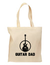 Guitar Dad Grocery Tote Bag by TooLoud-Grocery Tote-TooLoud-Natural-Medium-Davson Sales