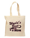 World's Best Cat Mom Grocery Tote Bag by TooLoud-Grocery Tote-TooLoud-Natural-Medium-Davson Sales