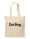 Dad Swag Text Grocery Tote Bag by TooLoud-Grocery Tote-TooLoud-Natural-Medium-Davson Sales