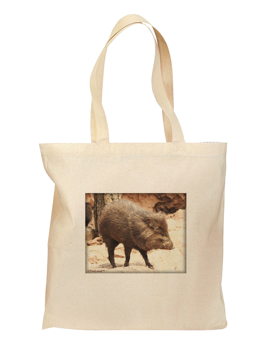 Little Javelina Grocery Tote Bag - Natural-Grocery Tote-TooLoud-Natural-Medium-Davson Sales