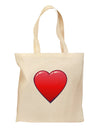 Cute Cartoon Heart Grocery Tote Bag by TooLoud-Grocery Tote-TooLoud-Natural-Medium-Davson Sales