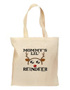 Mommy's Lil Reindeer Boy Grocery Tote Bag-Grocery Tote-TooLoud-Natural-Medium-Davson Sales