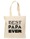 Best Papa Ever Grocery Tote Bag-Grocery Tote-TooLoud-Natural-Medium-Davson Sales