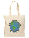 World's Greatest Sister Grocery Tote Bag-Grocery Tote-TooLoud-Natural-Medium-Davson Sales