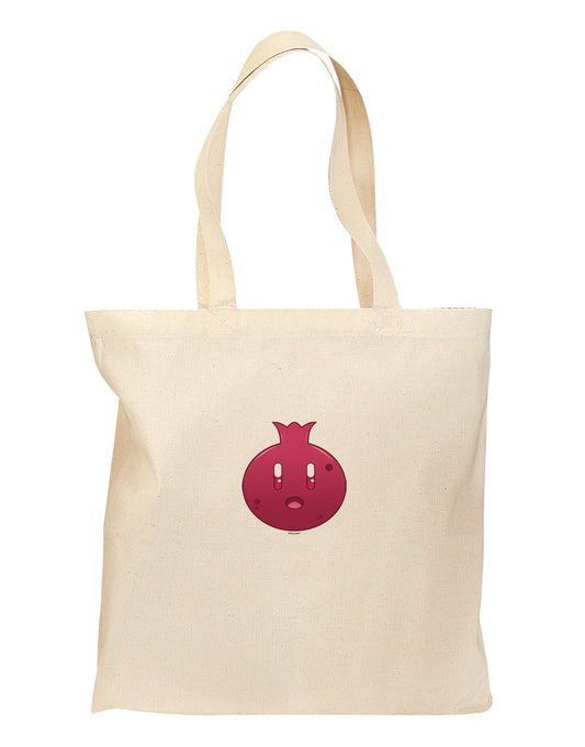 Cute Pomegranate Grocery Tote Bag-Grocery Tote-TooLoud-Natural-Medium-Davson Sales