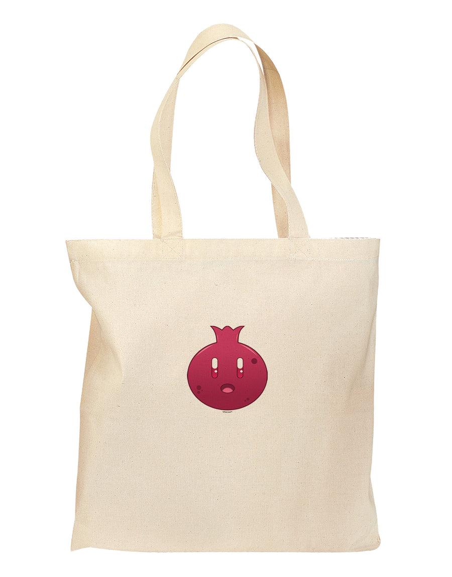 Cute Pomegranate Grocery Tote Bag-Grocery Tote-TooLoud-Natural-Medium-Davson Sales