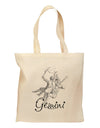 Gemini Constellation Grocery Tote Bag-Grocery Tote-TooLoud-Natural-Medium-Davson Sales