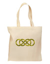 Double Infinity Gold Grocery Tote Bag - Natural-Grocery Tote-TooLoud-Natural-Medium-Davson Sales